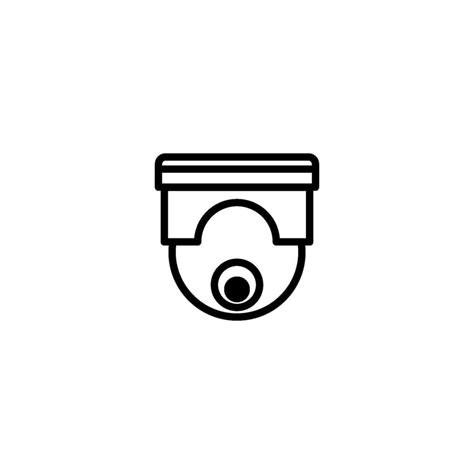 Dome Cctv Security Camera Icon Vector Design Templates 40260286 Vector