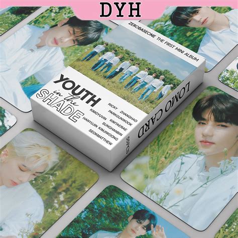 DYH 55pcs ZB1 ZEROBASEONE Photocards YOUTH IN THE SHADE LOMO Card KPOP