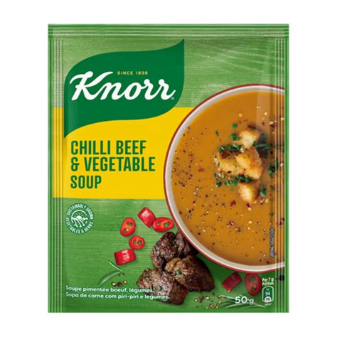 Knorr Soup Chilli Beef Vegetable 50g Agrimark