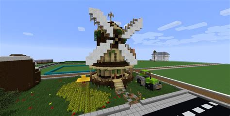 I Tried To Build A Windmill R Minecraft