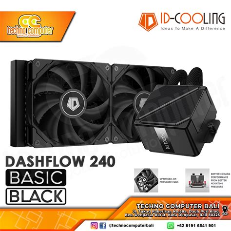 ID COOLING DASHFLOW 240 Basic BLACK CPU Cooler 240mm AIO Liquid Cooler