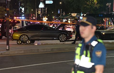 경찰 시청역 역주행 운전자 구속영장 신청범죄 중대성 고려 한국경제