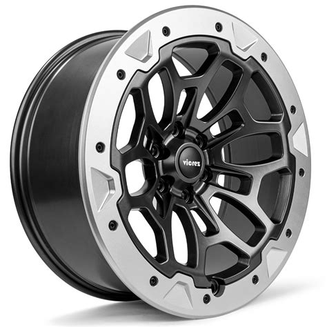 TRX Beadlock Style Matte Gray With Forged Beadlock Wheel 22 X 9