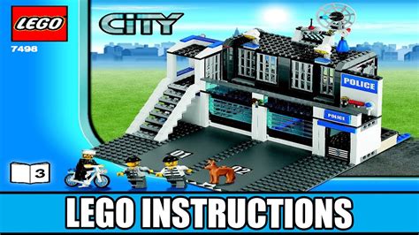 LEGO Instructions | City | 7498 | Police Station (Book 3) - YouTube