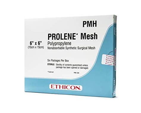 Ethicon Prolene Polypropylene Mesh Pmh Non Absorbable Hernia Mesh 6