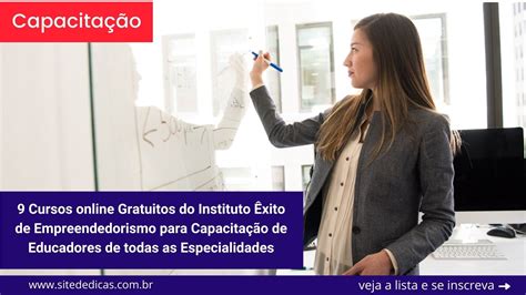 Cursos Online Gratuitos Do Instituto Xito De Empreendedorismo Para