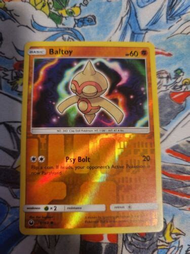 Pokemon Baltoy Celestial Storm Set Nm Reverse Holo Common Ebay