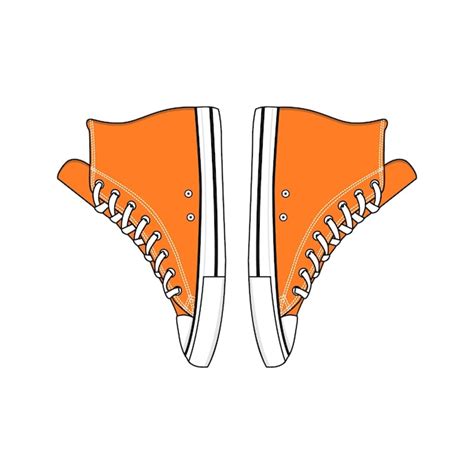 Premium Vector Converse Shoes Hight Vector Image And Illustration