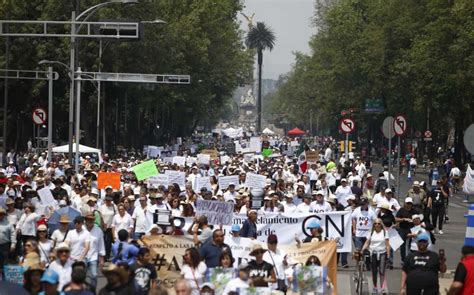 Marcha Anti Amlo Miles Protestan En Cdmx Grupo Milenio