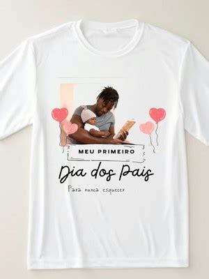 Camiseta Papai Eu Te Amo Personalizada Foto Elo7