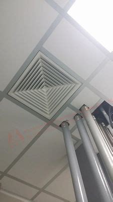 Non Walkable FFU Ceiling System With T Grid China T Grid Ceiling