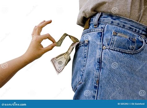 Pick Pocket Stock Photo Image Of Deal Blue Investment 505392
