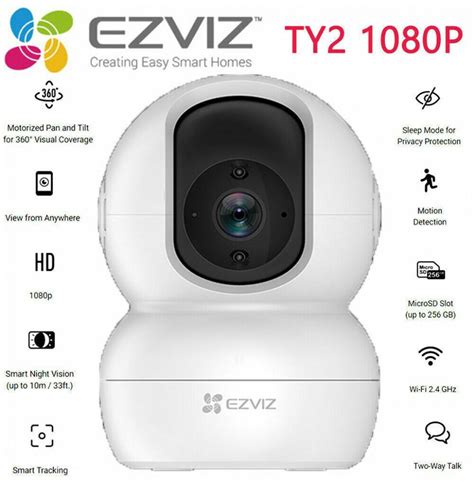 Telecamera Di Sorveglianza EZVIZ TY2 WiFi Motorizzata Intelligente Full