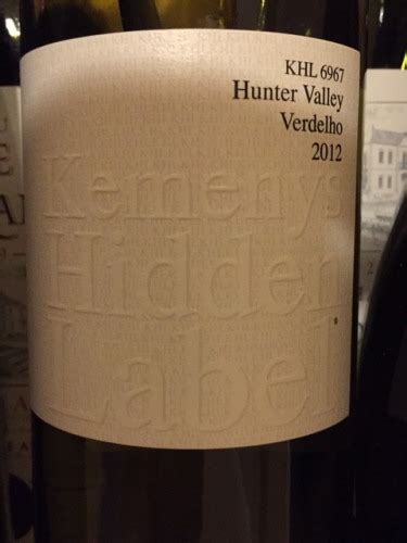 Kemenys Hidden Label Verdelho Vivino Australia