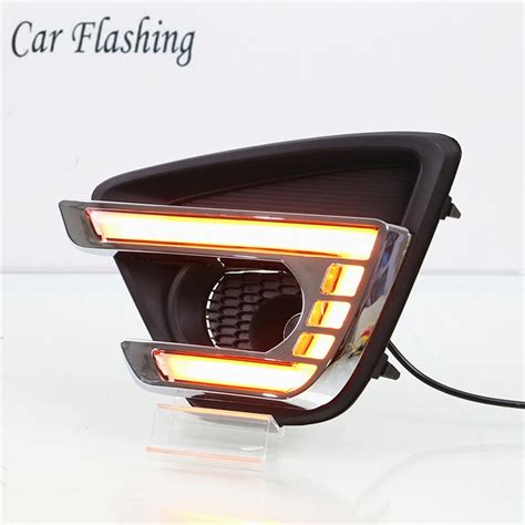 Car Flashing For Mazda CX 5 CX5 2012 2016 LED DRL Daytime Running Light