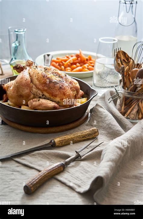 Sunday Roast Dinner Table Hi Res Stock Photography And Images Alamy