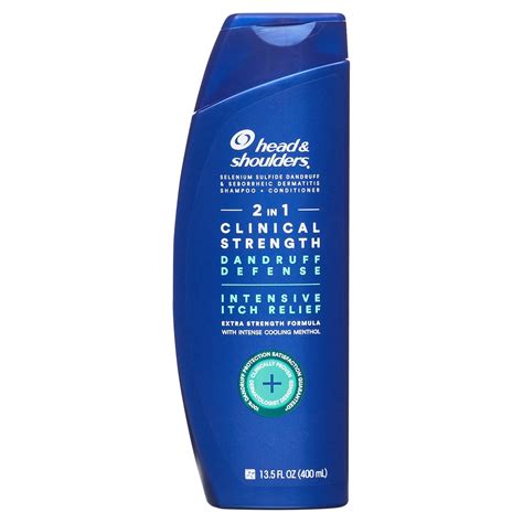 Head And Shoulders Dandruff 2 In 1 Shampoo Clinical Itch Relief 13 5 Oz