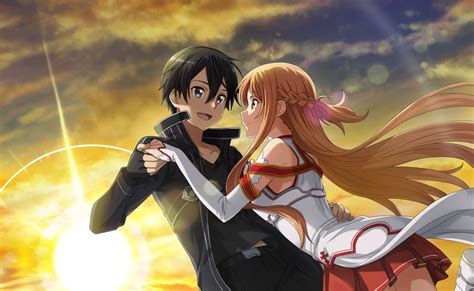 Asuna And Kirito Sword Art Online And 2 More Danbooru