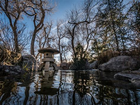 Shrine And Reflection At The Japanese Garden ABQ Biopark B Flickr