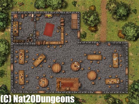 Tavern Battle Maps Pack Dnd Battle Map Dandd Battlemap Dungeons And Dragons 5e Roll20