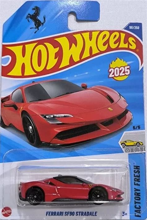 2025 Hot Wheels Ferrari SF90 Stradale Mainline Factory Fresh