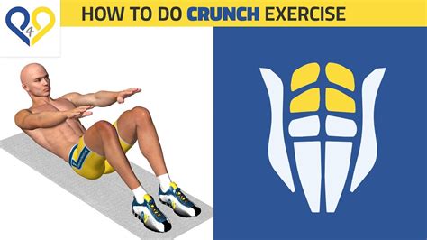 Best Abs Exercises Abdominal Crunch Upper Abs How To Do Crunch Exercise Youtube