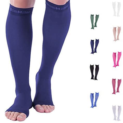 Doc Miller Open Toe Compression Socks Women And Men Toeless