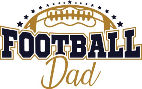 Football Dad American Football Fan Tshirt Design Free Svg File For Members Svg Heart