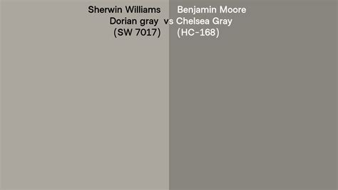 Sherwin Williams Dorian Gray Sw 7017 Vs Benjamin Moore Chelsea Gray