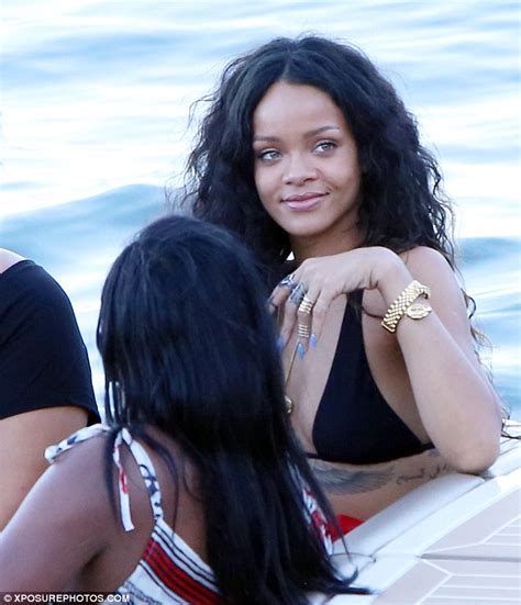 Rihanna Proves All You Need On A Tropical Holiday Is A Great Bikini Daily Mail Online