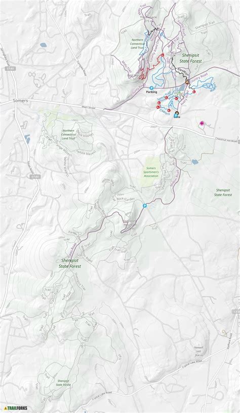Shenipsit State Forest Somers Mountain Biking Trails Trailforks