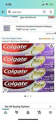 Colgate Total Whole Mouth Health Gum Protection Hr Antibacterial