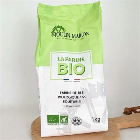 Farine de blé BIO T65 équitable Farines poudres Maréchal Fraîcheur