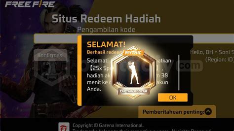 Gak Pakai Lama Ini Kumpulan Kode Redeem FF Aktif 1 Menit Yang Lalu