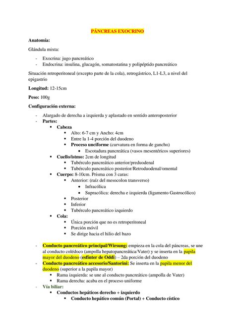 Solution P Ncreas Exocrino Anatom A Histolog A Y Fisiolog A Studypool