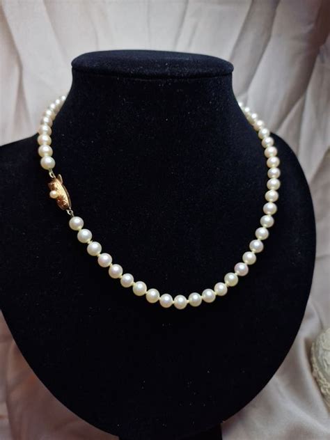 Tasaki Kt Akoya Pearls Necklace Akoya Pearl Catawiki