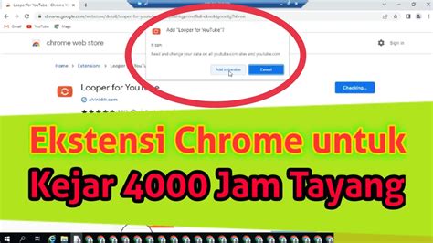 Cara Install Ekstensi Chrome Di Rdp Untuk Kejar Jam Tayang Youtube