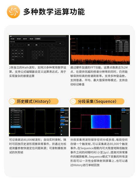 鼎阳 SIGLENT SDS2204X HD 高分辨率示波器 200MH带宽 4通道 2GSa s采样率 价格 采购 图片 立创MRO工业品