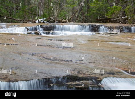 Ledge Brook During The Spring Months In The White Mountains New