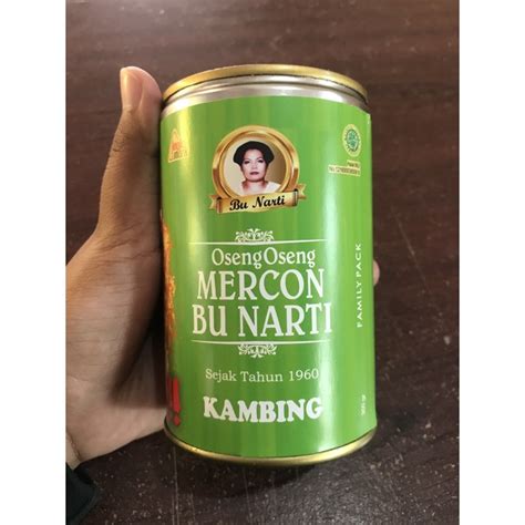 Jual Oseng Mercon Bu Narti Kaleng Asli Jogja Free Bubblewrap Dan