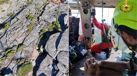 Isola DElba Escursionisti Bloccati Sul Monte Capanne Arriva In