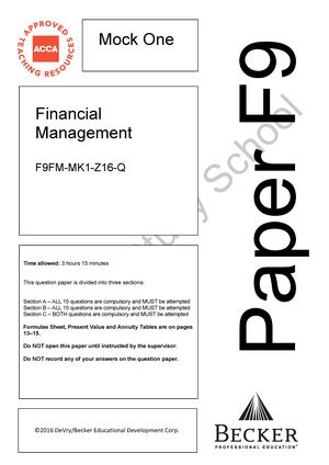 Solved Mcqs Of Financial Management Mgt Solved Mcqs Of