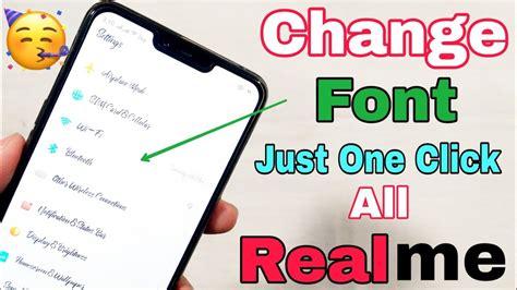 Just One Click How To Change Font Style In Realme Or Any Realme