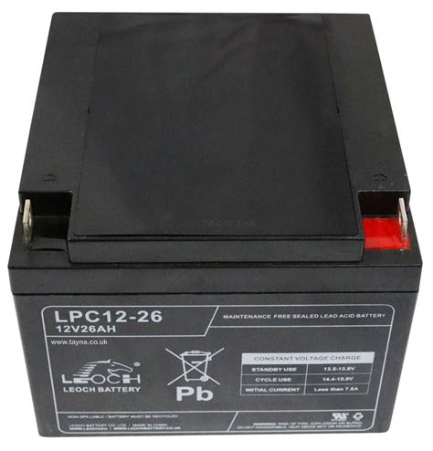 Leoch LPC12 26 AGM Battery 12V 26Ah Mobility Batteries