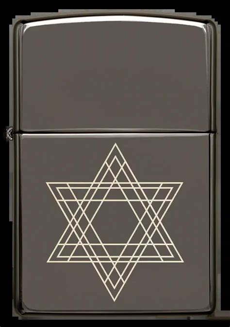 Zippo Star Of David Lighter Surplus Militaire Pont Rouge