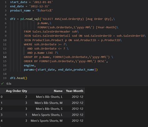 Read SQL Server Data Into A Dataframe Using Python And Pandas