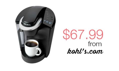 Kohls Deal Keurig Elite Coffee Brewer 6799 Free Shipping Southern Savers