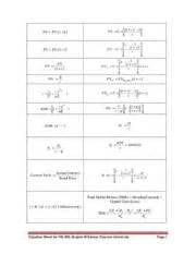 Equation Sheet For Fin Fv Pv Tr R T Fv C R Fv Pv R T