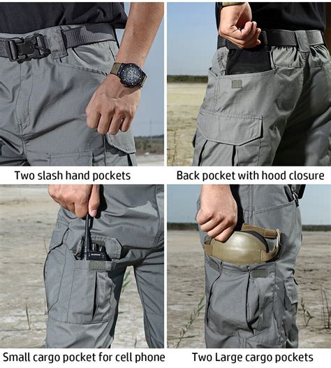 Mens Pants Refire Gear Tactical Cargo Pant Men Swat Solid Combat Army Trousers Male Casual