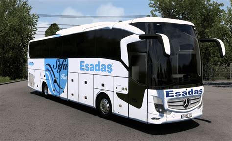 ETS2 Mercedes Benz Travego 15 SHD Esadaş Tourism Skin ETS2 mods